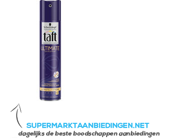 Taft Ultimate hairspray aanbieding