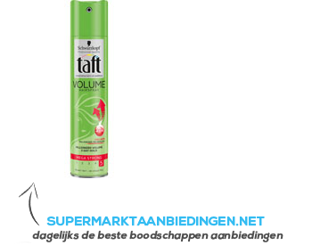 Taft Volume hairspray aanbieding