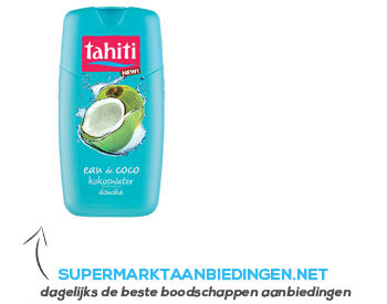 Tahiti Douche kokoswater aanbieding