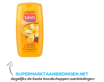 Tahiti Douche monoï olie & frangipani aanbieding