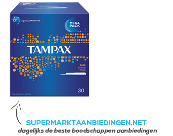 Tampax Super plus aanbieding