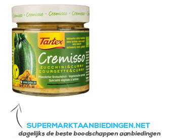 Tartex Cremisso spread courgette curry