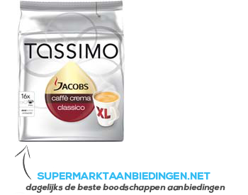 Tassimo Jacobs café crema classico XL aanbieding