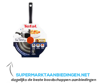 Tefal Hapjespan 24 cm so tasty zwart aanbieding