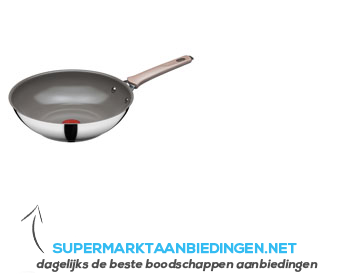 Tefal Inspiration wok inductie 28 cm aanbieding