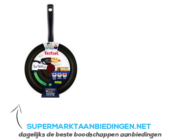 Tefal Koekenpan 24 cm so tasty zwart aanbieding