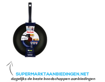 Tefal Wokpan so tasty zwart 28 cm aanbieding