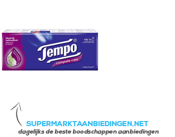 Tempo Complete care zakdoeken aanbieding