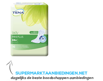 Tena Lady mini plus verbanden aanbieding