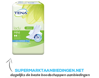 Tena Lady mini wing verbanden aanbieding