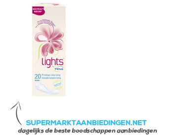 Tena Lights inlegslip lang aanbieding