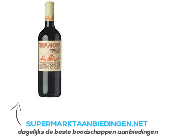 Terra Andina Carmenère aanbieding