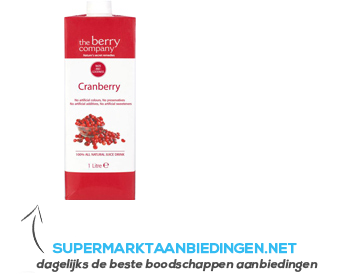 The Berry Company Cranberry aanbieding