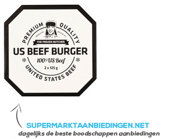 The Frozen Butcher US beefburger