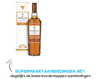 The Macallan Sienna single malt Scotch whisky aanbieding