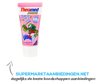 Theramed Aardbei junior 1-6 jaar aanbieding