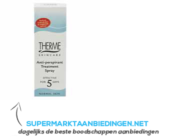 Therme Anti-transpirant behandelspray 5 dagen aanbieding