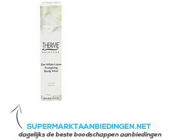 Therme Body mist zen white lotus aanbieding