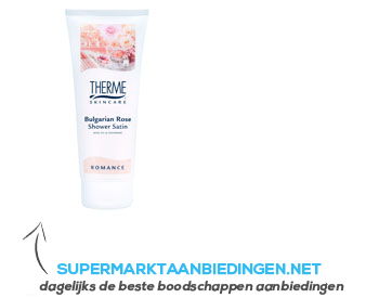 Therme Bulgarian rose shower aanbieding