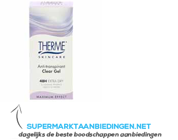 Therme Deo clear gel maximum effect aanbieding