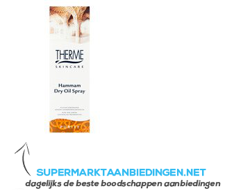 Therme Dry oil spray aanbieding