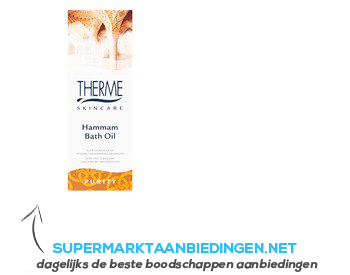 Therme Hammam bath oil aanbieding