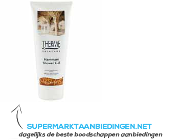 Therme Hammam olive oil shower aanbieding