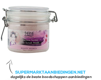 Therme Japanese sento body mask scrub aanbieding