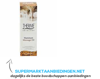 Therme Massage oil hammam aanbieding