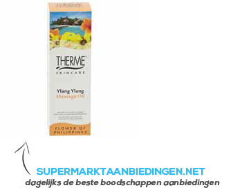 Therme Massage olie ylang ylang aanbieding