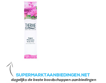 Therme Saigon pink lotus body mist aanbieding