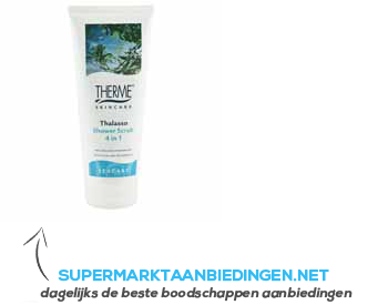 Therme Thalasso douche scrub aanbieding