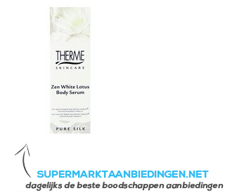 Therme Zen lotus body serum aanbieding