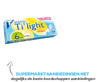 Tiense Ti' light klontjes met sucralose aanbieding