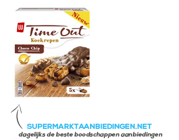Time Out Koekrepen choco chip aanbieding