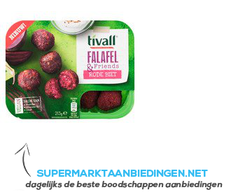 Tivall Falafel rode biet aanbieding