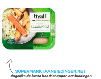 Tivall Vega braadworst aanbieding