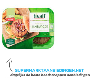 Tivall Vega gegrilde hamburger aanbieding