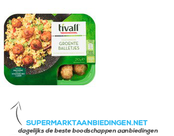 Tivall Vega groenteballetjes aanbieding