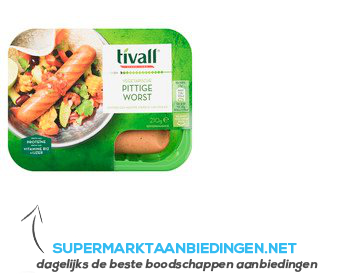 Tivall Vega pittige worst aanbieding