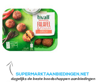 Tivall Vega spicy falafel aanbieding