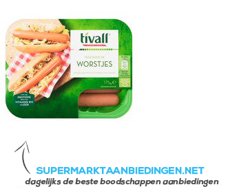 Tivall Vega worstjes aanbieding