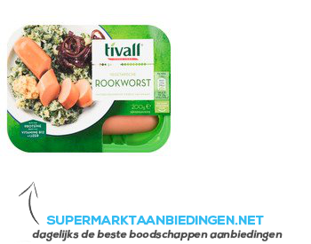 Tivall Vegetarische rookworst aanbieding