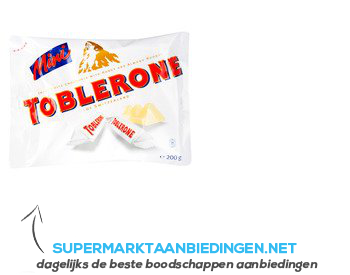 Toblerone Mini's wit aanbieding