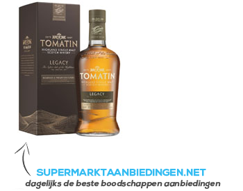 Tomatin Legacy single malt Scotch whisky aanbieding