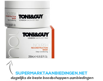 Toni & Guy Haarmasker nourish reconstruction aanbieding