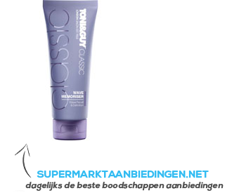 Toni & Guy Memorizer classic wave aanbieding