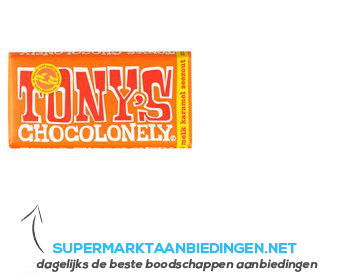 Tony's Chocolonely Melk karamel-zeezout aanbieding