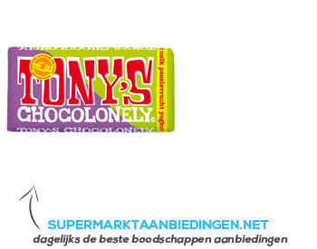 Tony's Chocolonely Melk passievrucht yoghurt aanbieding