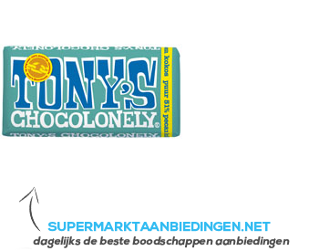 Tony's Chocolonely Pecan en kokos aanbieding